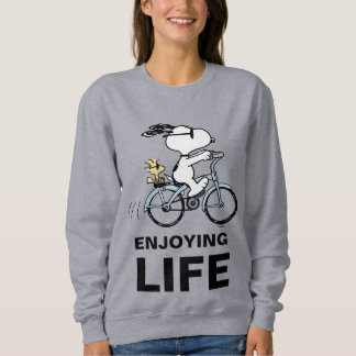 Peanuts | Snoopy & Woodstock Bicycle Sweatshirt