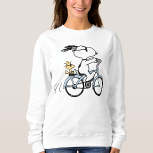 Peanuts Snoopy & Woodstock Bicycle Sweatshirt