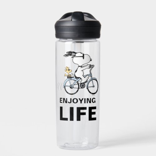 Peanuts  Snoopy  Woodstock Bicycle Water Bottle