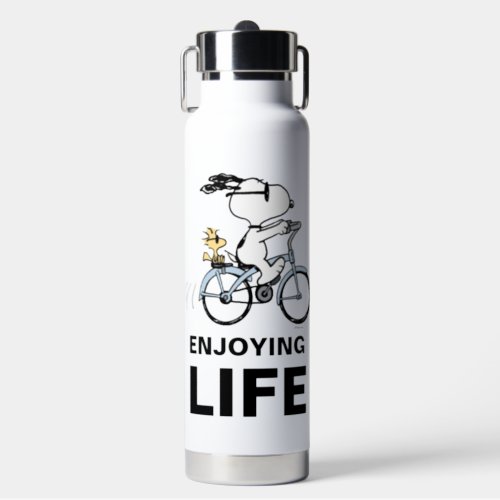 Peanuts  Snoopy  Woodstock Bicycle Water Bottle