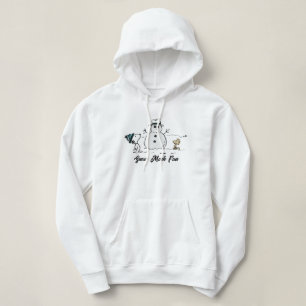 Peanuts   Snoopy & Woodstock Build A Snowman Hoodie