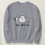 Peanuts | Snoopy & Woodstock Build A Snowman Sweatshirt<br><div class="desc">Check out this fun Peanuts design featuring Snoopy and Woodstock.</div>