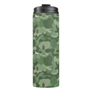 Peanuts Snoopy & Woodstock Camouflage Camp Thermal Tumbler