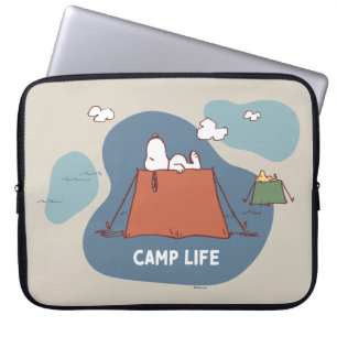 Peanuts Snoopy & Woodstock Camp Life Laptop Sleeve