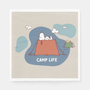Peanuts   Snoopy & Woodstock Camp Life Napkins