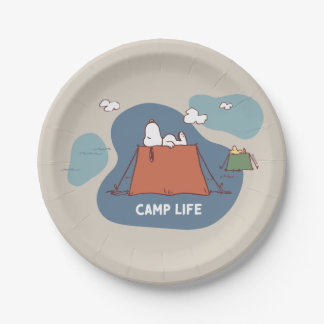 Peanuts | Snoopy & Woodstock Camp Life Paper Plates