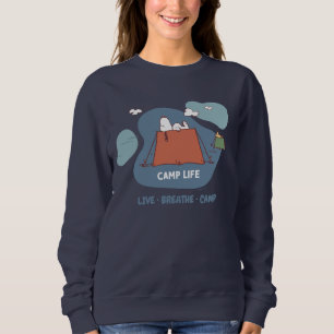 Peanuts   Snoopy & Woodstock Camp Life Sweatshirt