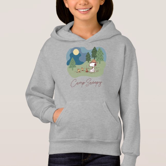 Peanuts | Snoopy & Woodstock Camp Site Hoodie (Front)