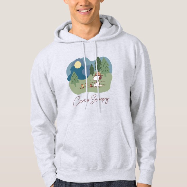 Peanuts | Snoopy & Woodstock Camp Site Hoodie (Front)