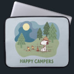 Peanuts | Snoopy & Woodstock Camp Site Laptop Sleeve<br><div class="desc">Take a look at this cute Peanuts Nestled in the Woods design featuring Snoopy and Woodstock .</div>