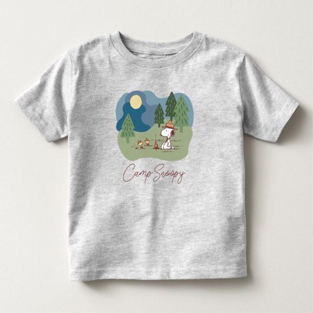 Peanuts | Snoopy & Woodstock Camp Site Toddler T-shirt (Front)