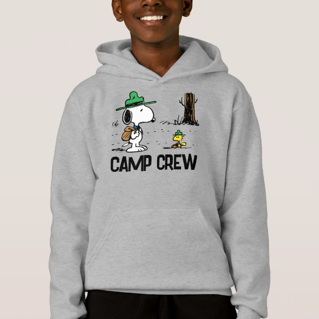 Peanuts | Snoopy & Woodstock Camping Hoodie (Front)