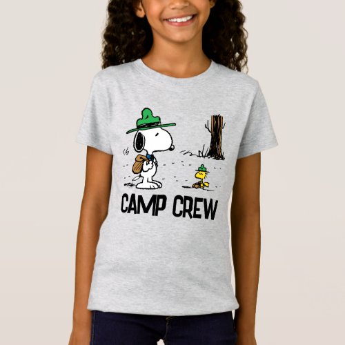Peanuts  Snoopy  Woodstock Camping T_Shirt
