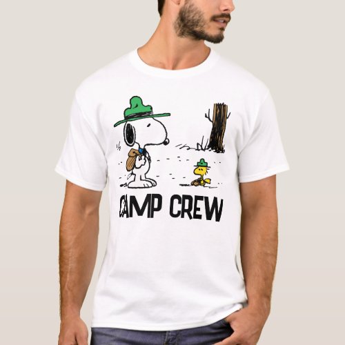 Peanuts  Snoopy  Woodstock Camping T_Shirt