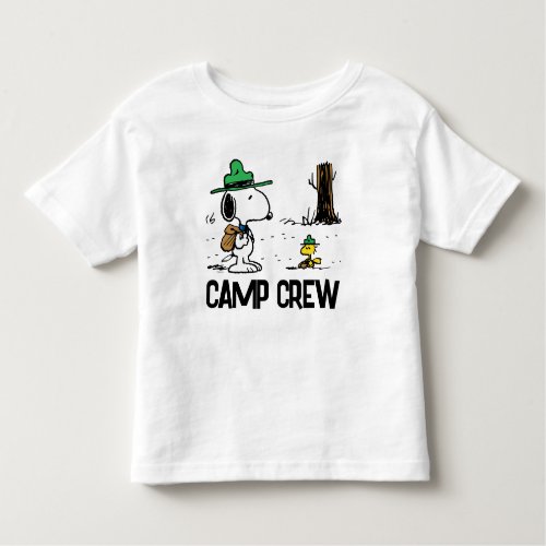 Peanuts  Snoopy  Woodstock Camping Toddler T_shirt