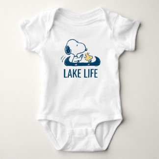 Peanuts | Snoopy & Woodstock Canoe Baby Bodysuit