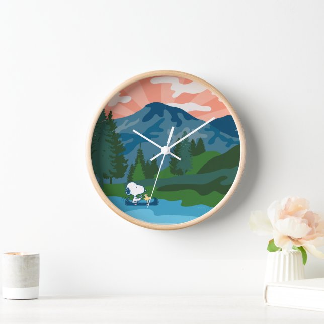 Peanuts | Snoopy & Woodstock Canoe Clock (Home)