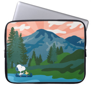 Peanuts | Snoopy & Woodstock Canoe Laptop Sleeve