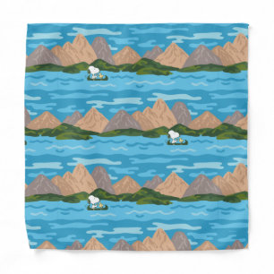 Peanuts Snoopy & Woodstock Canoe Ride Bandana