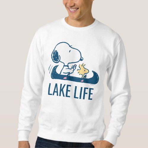 Peanuts  Snoopy  Woodstock Canoe Sweatshirt