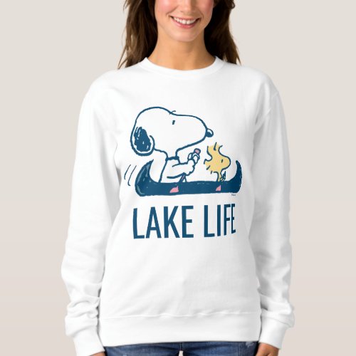 Peanuts  Snoopy  Woodstock Canoe Sweatshirt