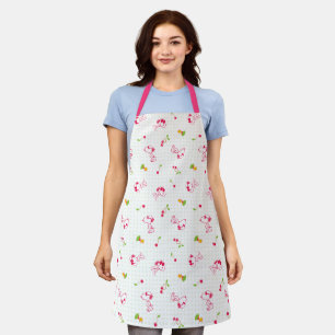 Peanuts Snoopy & Woodstock Cherry Pattern Apron