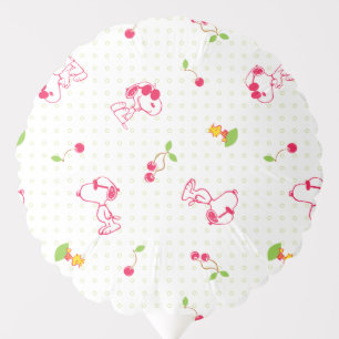Peanuts   Snoopy & Woodstock Cherry Pattern Balloon