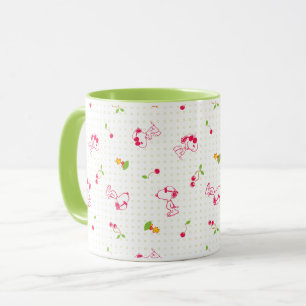 Peanuts Snoopy & Woodstock Cherry Pattern Mug