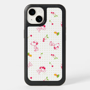 Peanuts   Snoopy & Woodstock Cherry Pattern OtterBox iPhone 14 Case