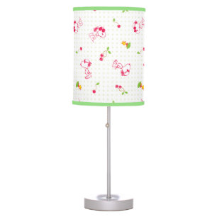 Peanuts   Snoopy & Woodstock Cherry Pattern Table Lamp