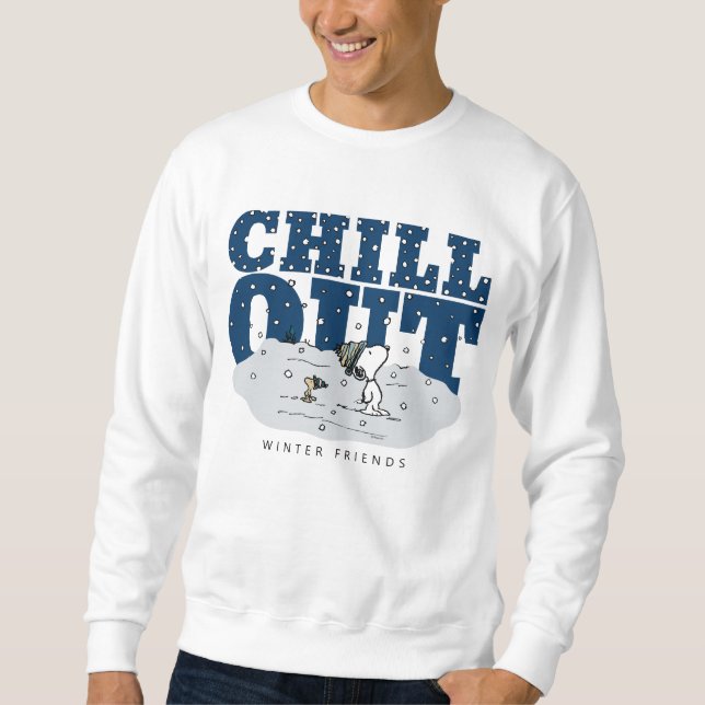 Peanuts | Snoopy & Woodstock Chill Out Sweatshirt (Front)