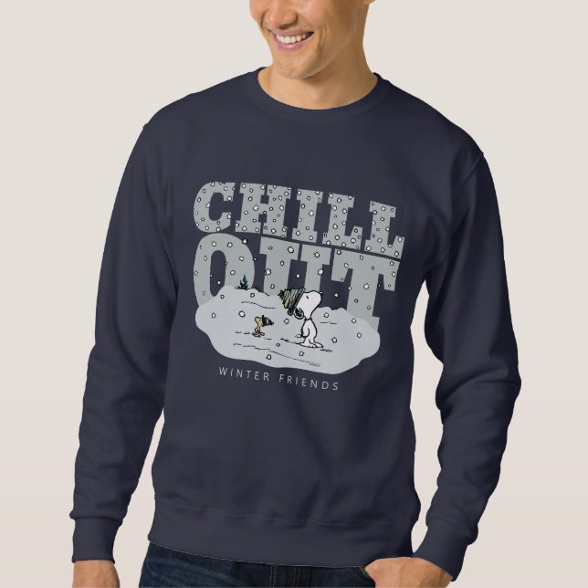 Peanuts | Snoopy & Woodstock Chill Out Sweatshirt (Front)