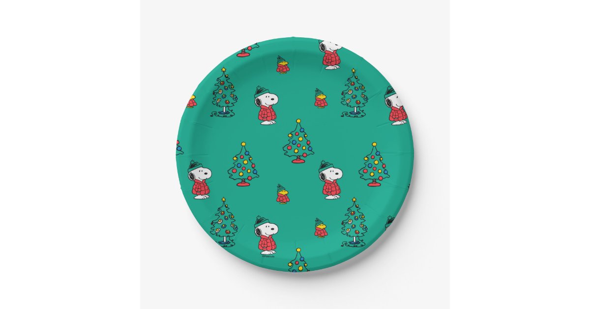 Christmas Party Disposable Tableware Set Santa Claus Snowman Paper