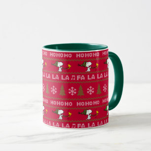 Peanuts Snoopy & Woodstock Christmas Sweater Mug