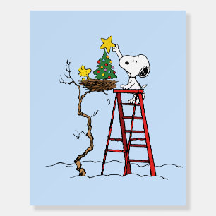 Peanuts   Snoopy & Woodstock Christmas Tree Foam Board
