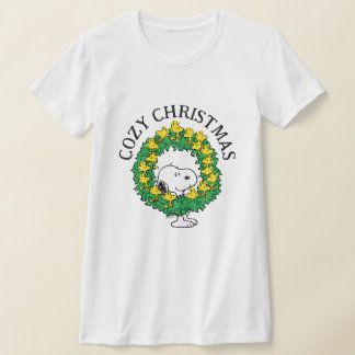 Peanuts | Snoopy & Woodstock Christmas Wreath T-Shirt