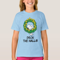 Peanuts | Snoopy & Woodstock Christmas Wreath T-Shirt
