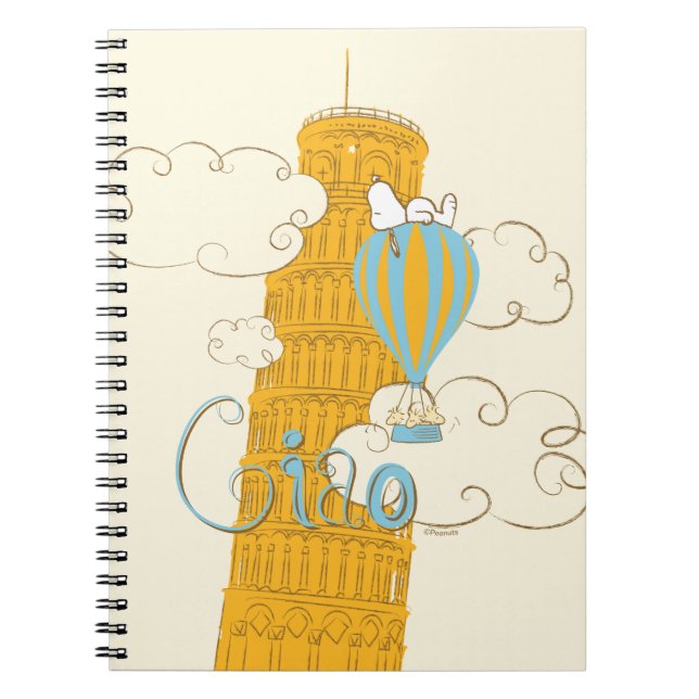 Peanuts | Snoopy & Woodstock Ciao Notebook (Front)