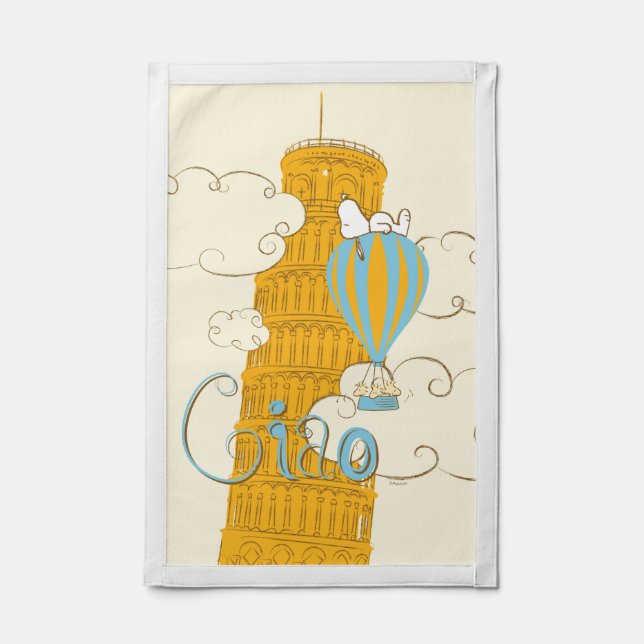 Peanuts | Snoopy & Woodstock Ciao Pennant (Front)