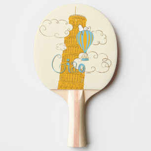Peanuts   Snoopy & Woodstock Ciao Ping Pong Paddle
