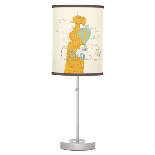 Peanuts  Snoopy  Woodstock Ciao Table Lamp