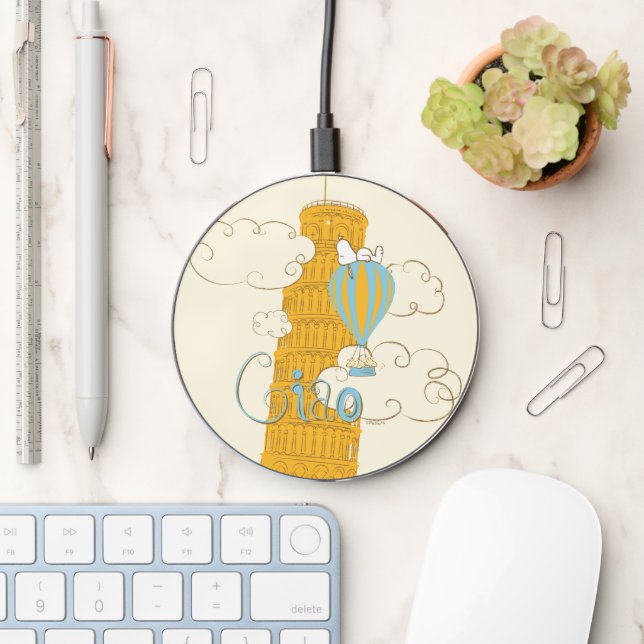 Peanuts | Snoopy & Woodstock Ciao Wireless Charger (Desk)