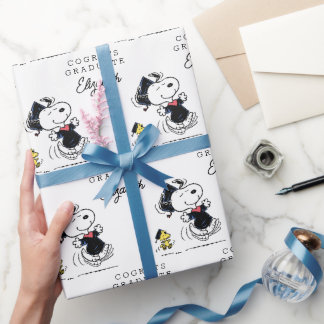 Peanuts | Snoopy & Woodstock Congrats Grad Wrapping Paper
