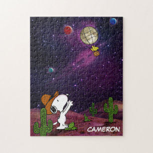 Peanuts   Snoopy & Woodstock Cowboy Jigsaw Puzzle