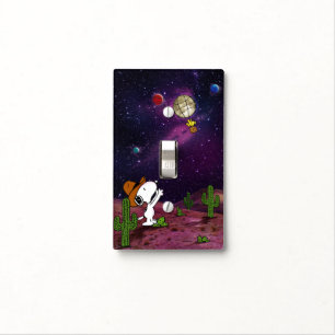 Peanuts Snoopy & Woodstock Cowboy Light Switch Cover