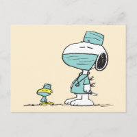Peanuts | Snoopy & Woodstock Doctors Postcard