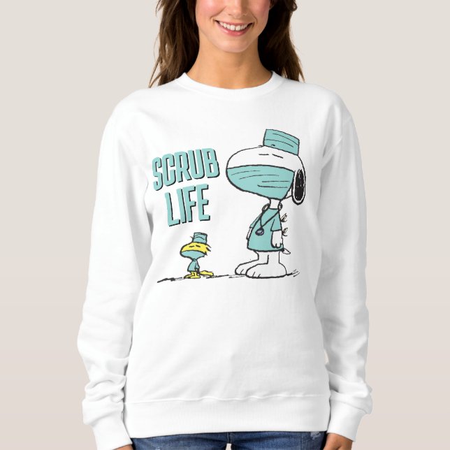 Peanuts | Snoopy & Woodstock Doctors Sweatshirt (Front)