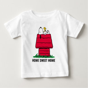 Peanuts   Snoopy & Woodstock Doghouse Baby T-Shirt