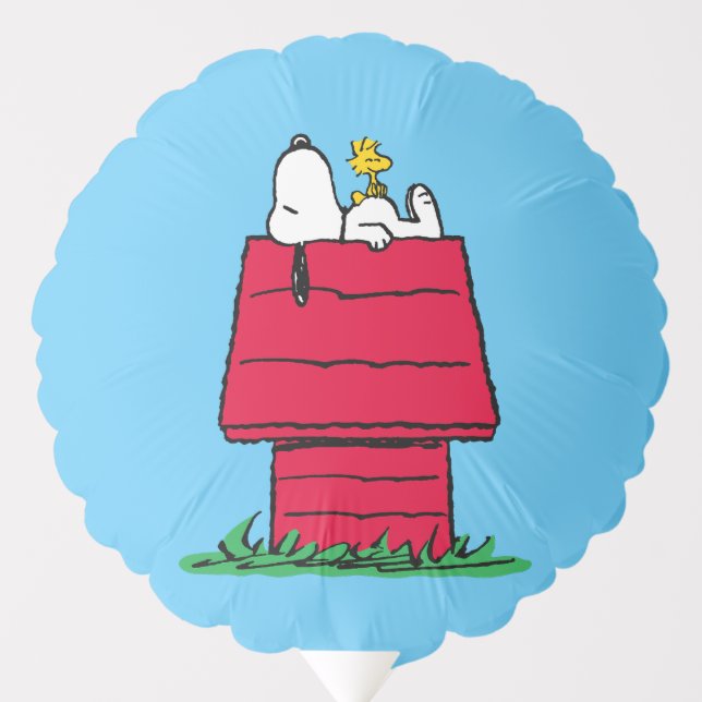 Peanuts | Snoopy & Woodstock Doghouse Balloon (Front)