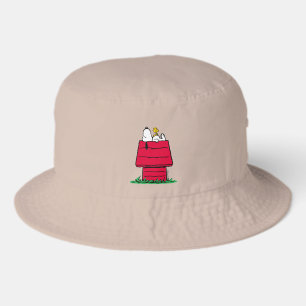 Peanuts Snoopy & Woodstock Doghouse Bucket Hat